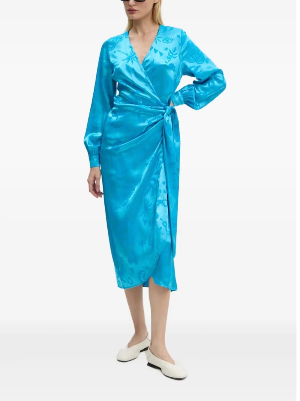 NEVER FULLY DRESSED
wrap midi dress size medium